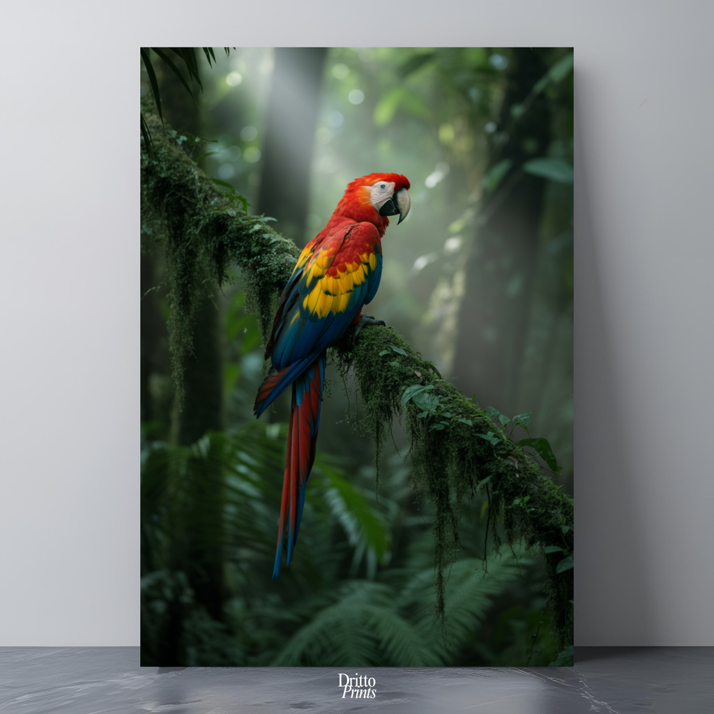 (CF1) Heart of the Rainforest - Framed canvas