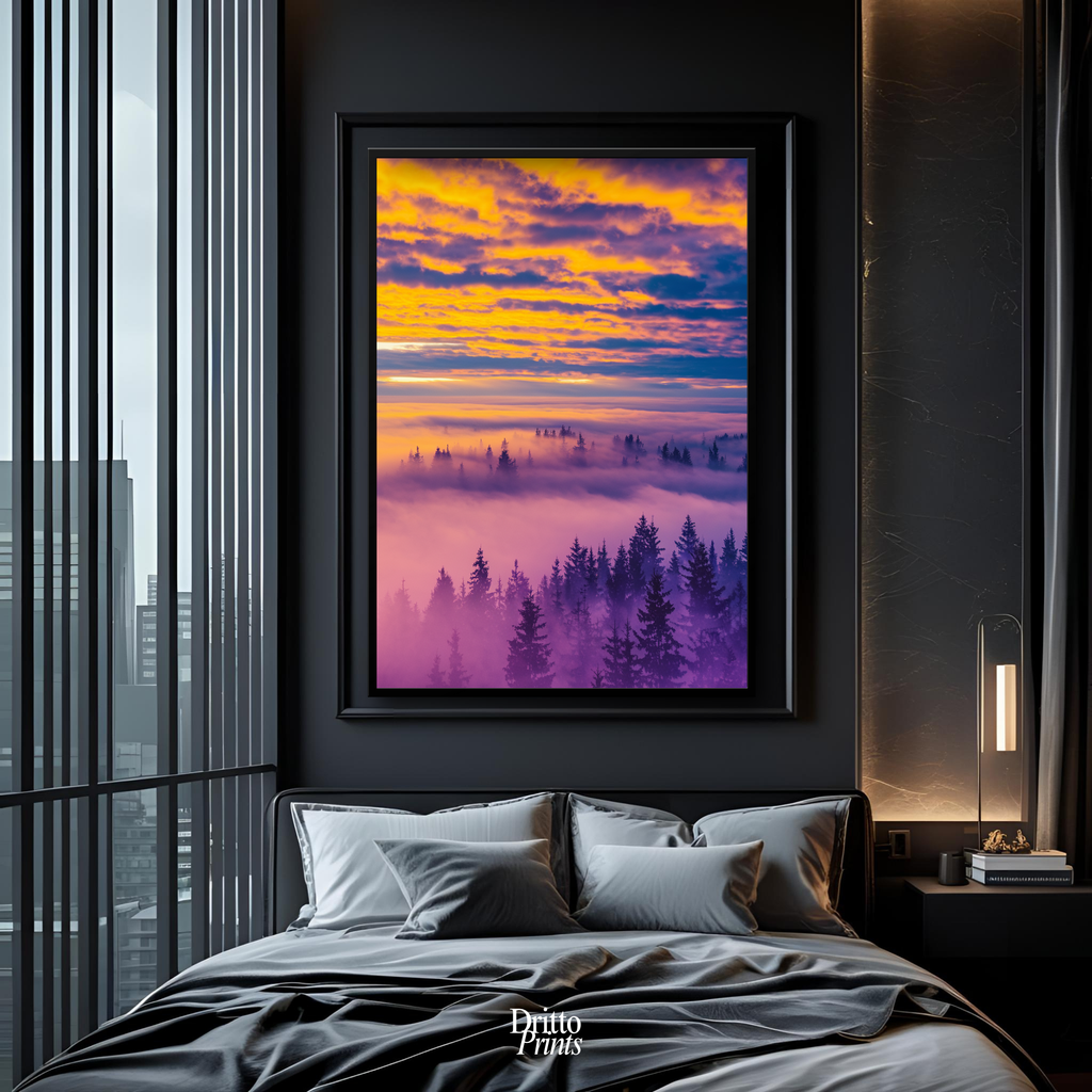 (FD13) Light Between Worlds - Framed matte paper poster