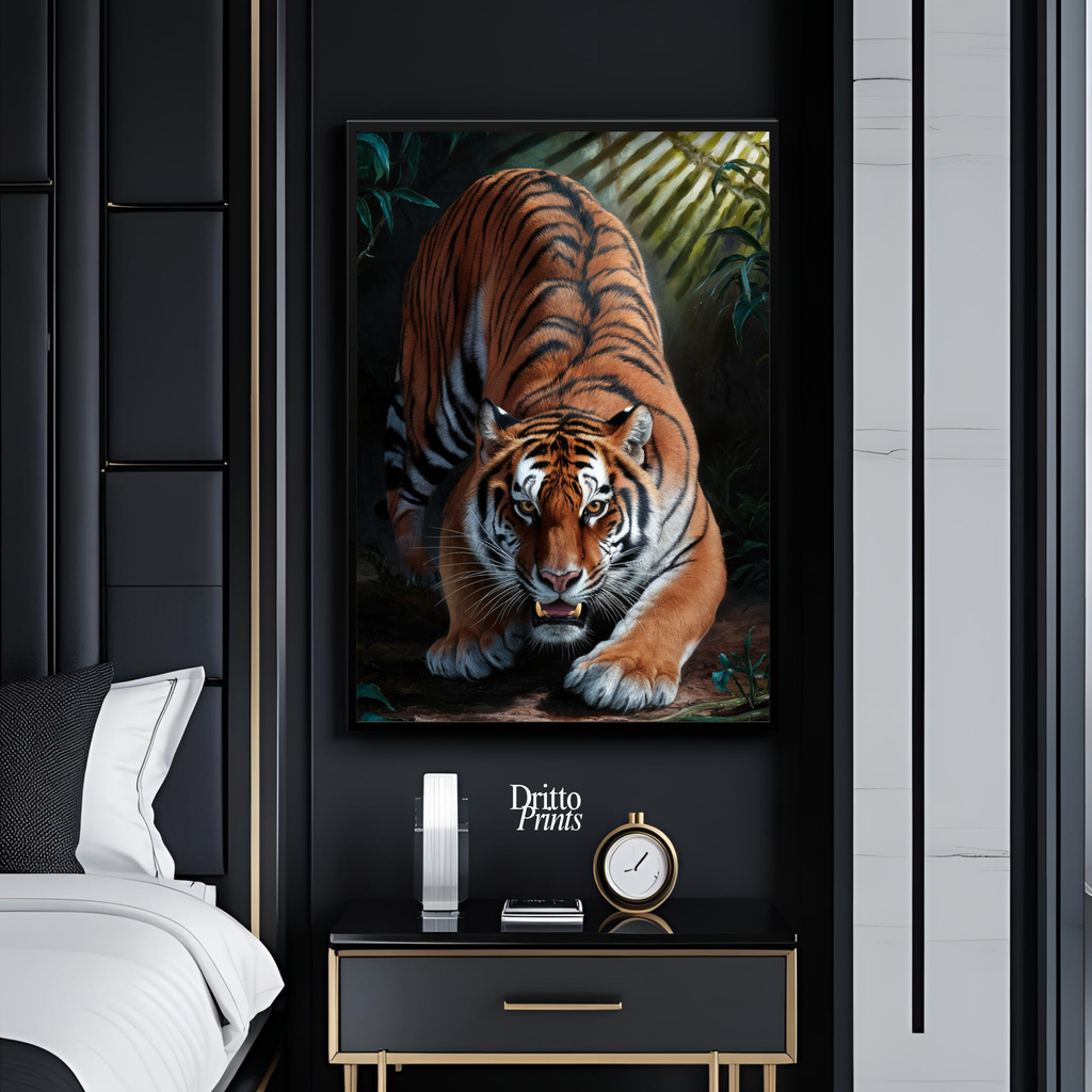 (FD11) Coiled Majesty - Framed matte paper poster