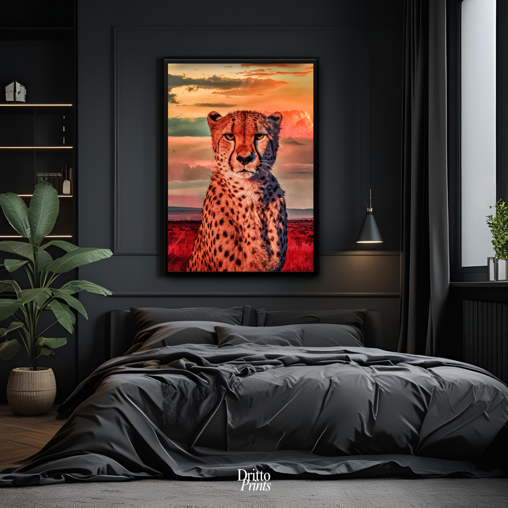 (FD12) Speed & Sky - Framed matte paper poster