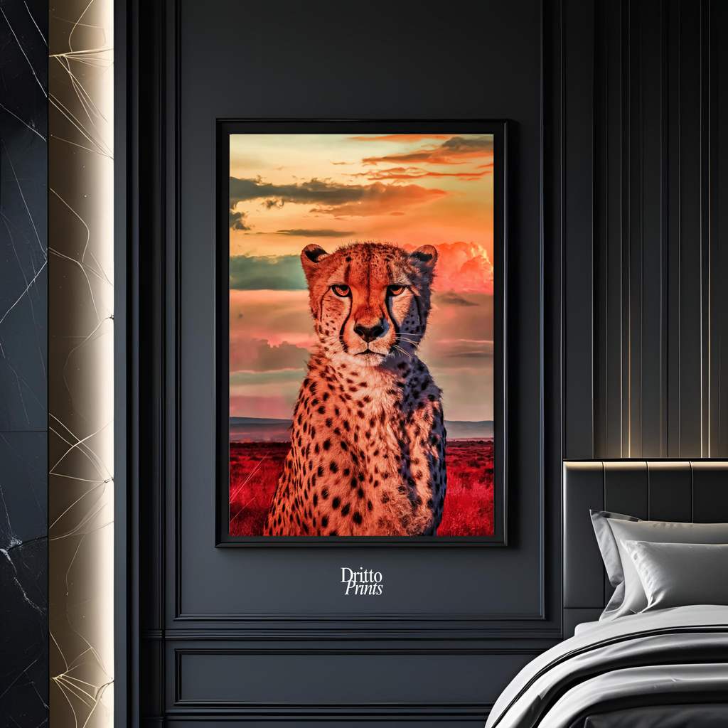 (FD12) Speed & Sky - Framed matte paper poster