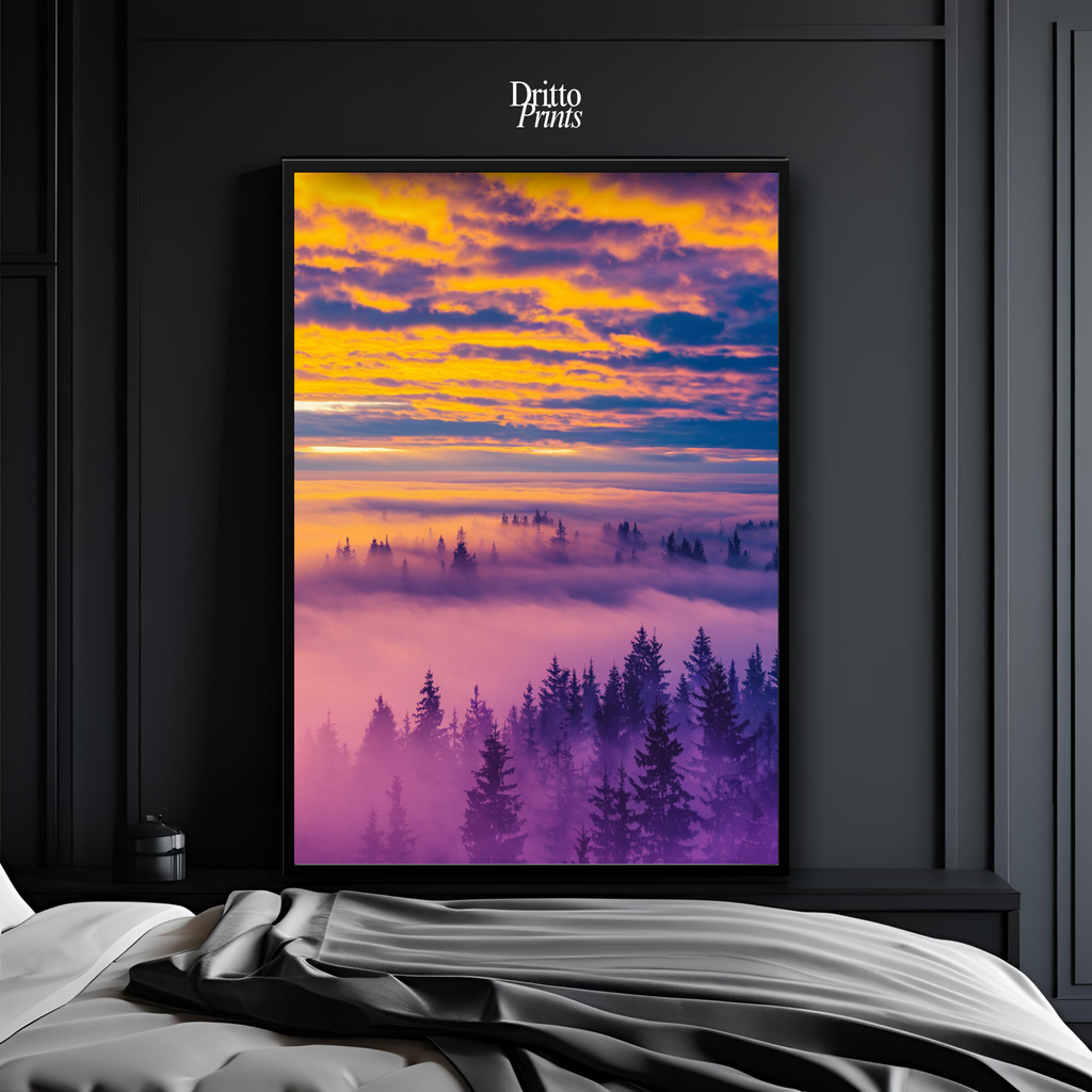 (FD13) Light Between Worlds - Framed matte paper poster