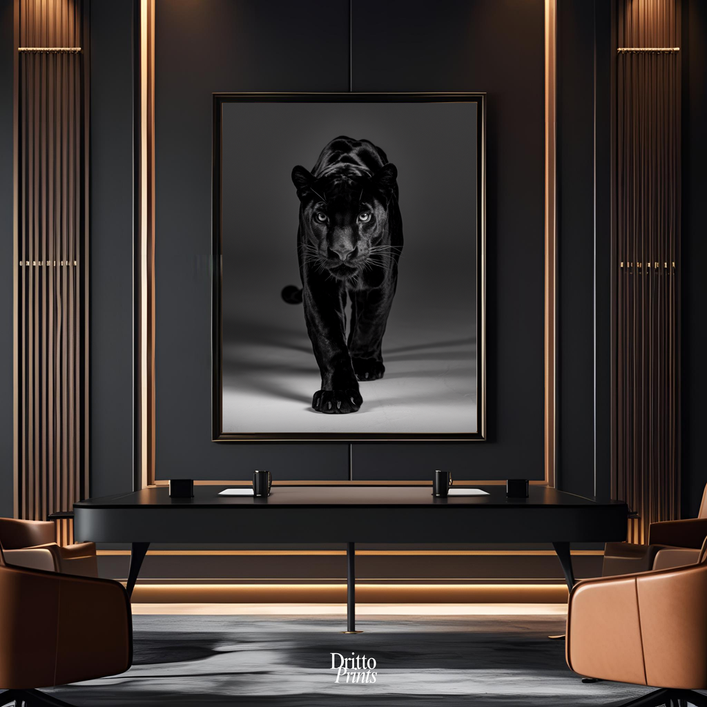 (FD7) Eyes of the Hunt - Framed matte paper poster