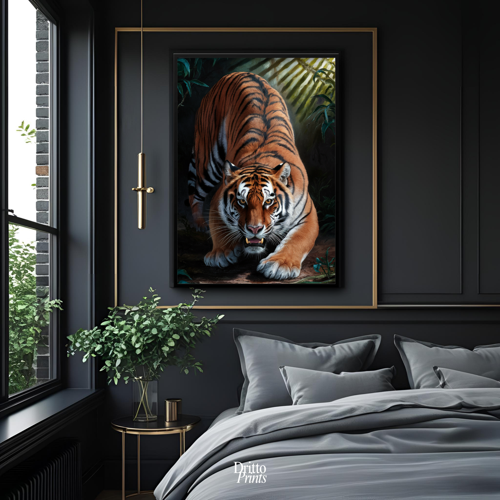 (FD11) Coiled Majesty - Framed matte paper poster