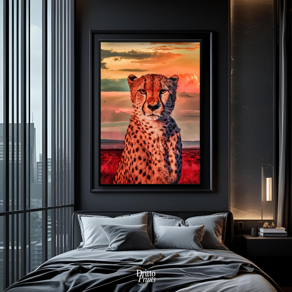 (FD12) Speed & Sky - Framed matte paper poster