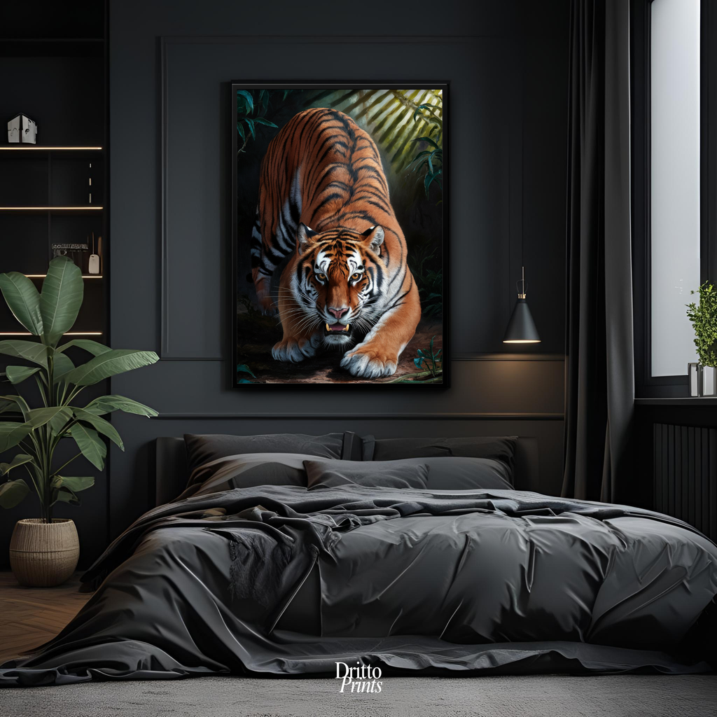(FD11) Coiled Majesty - Framed matte paper poster