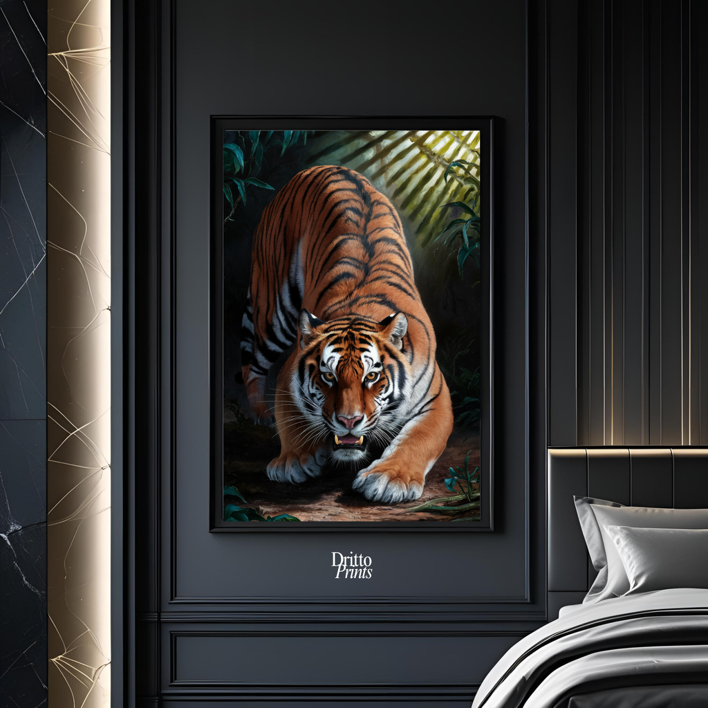 (FD11) Coiled Majesty - Framed matte paper poster