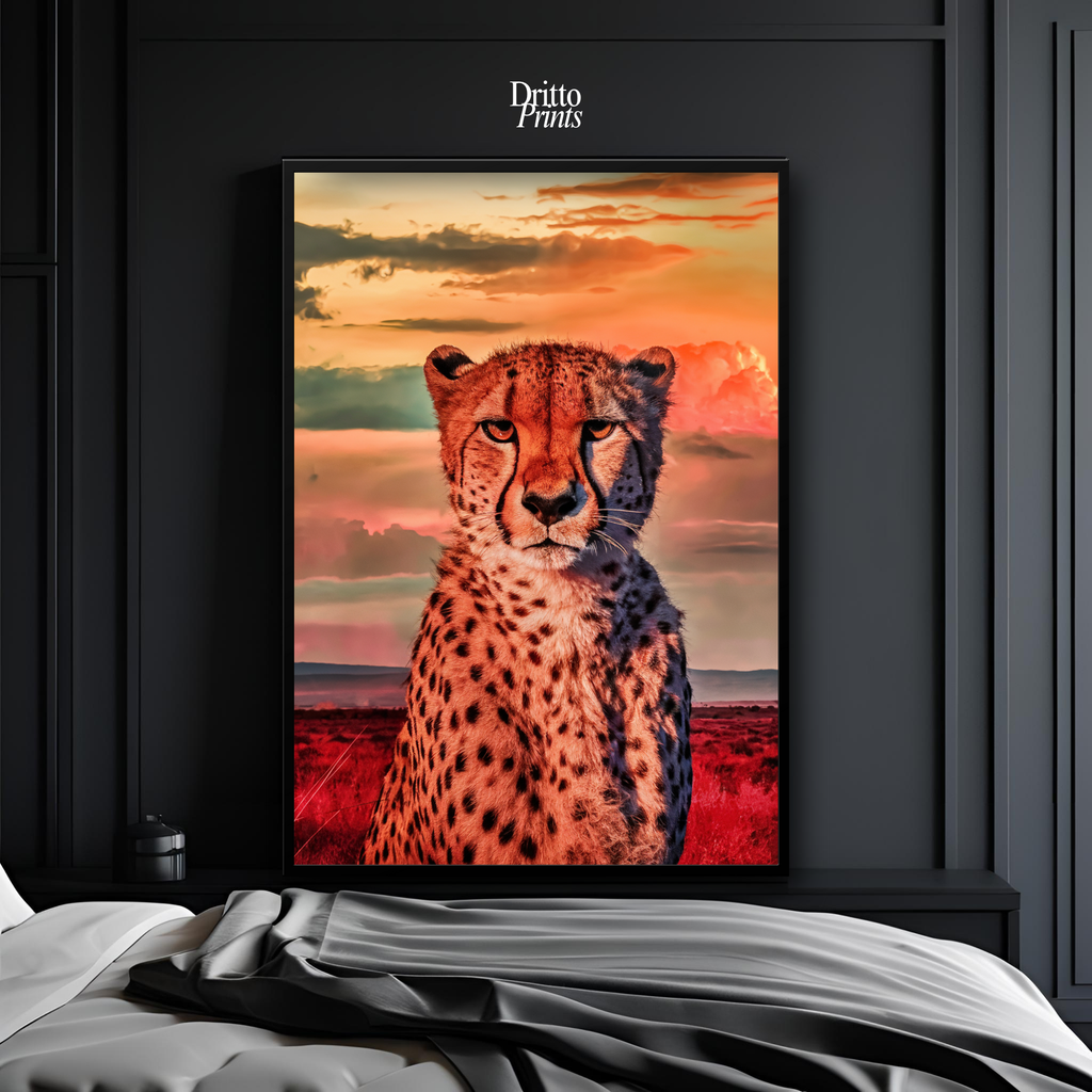 (FD12) Speed & Sky - Framed matte paper poster