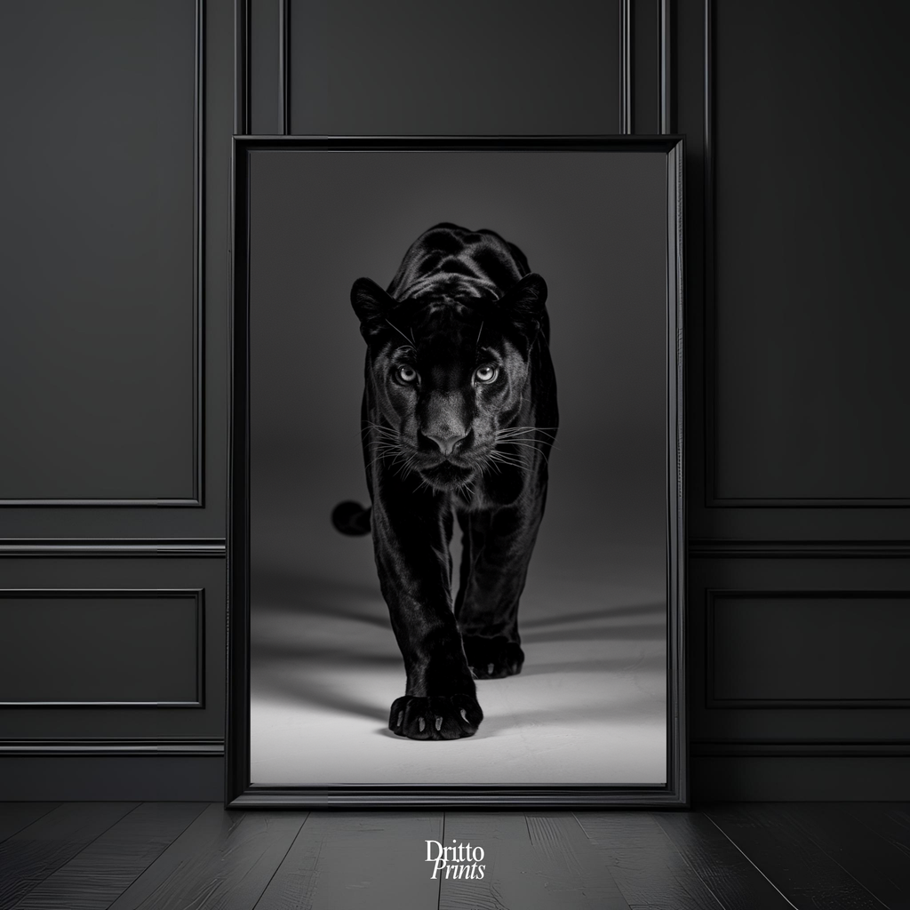 (FD7) Eyes of the Hunt - Framed matte paper poster