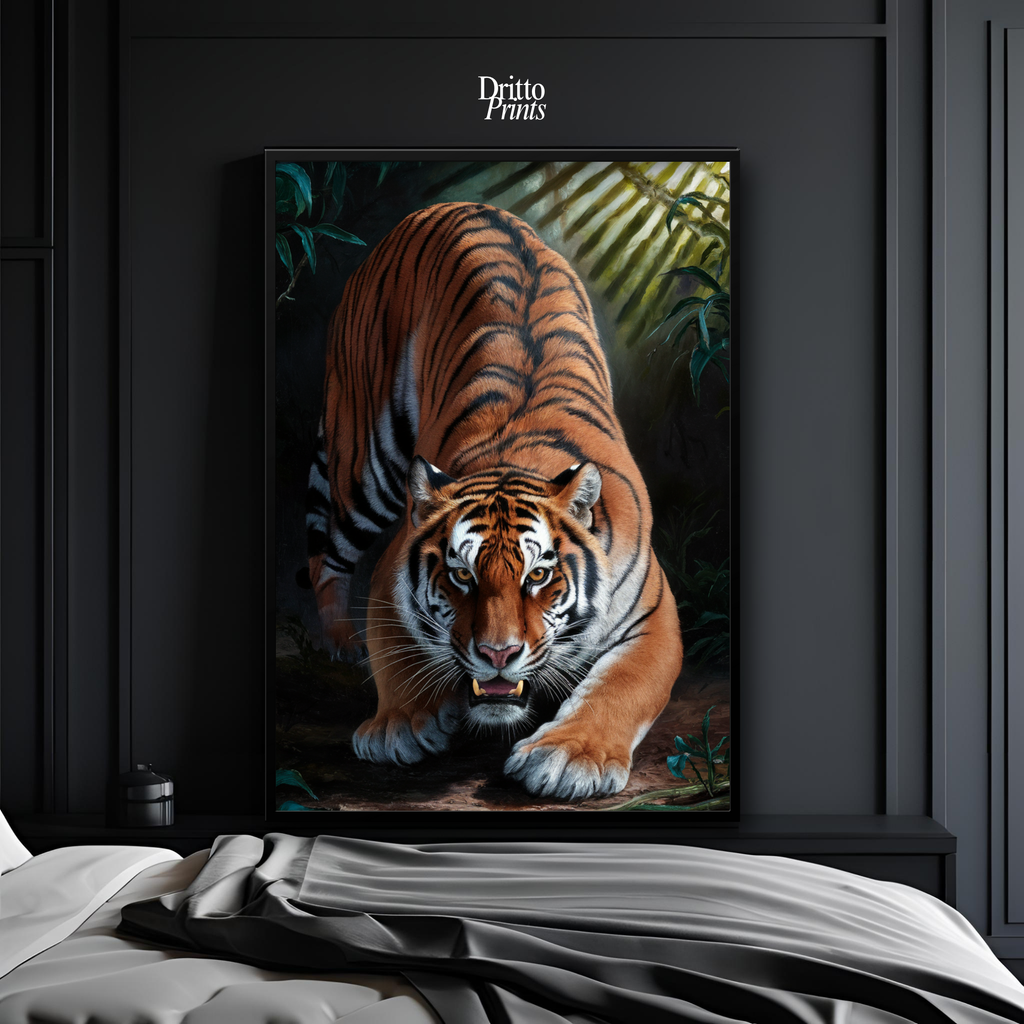 (FD11) Coiled Majesty - Framed matte paper poster