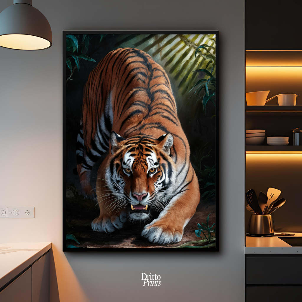 (FD11) Coiled Majesty - Framed matte paper poster