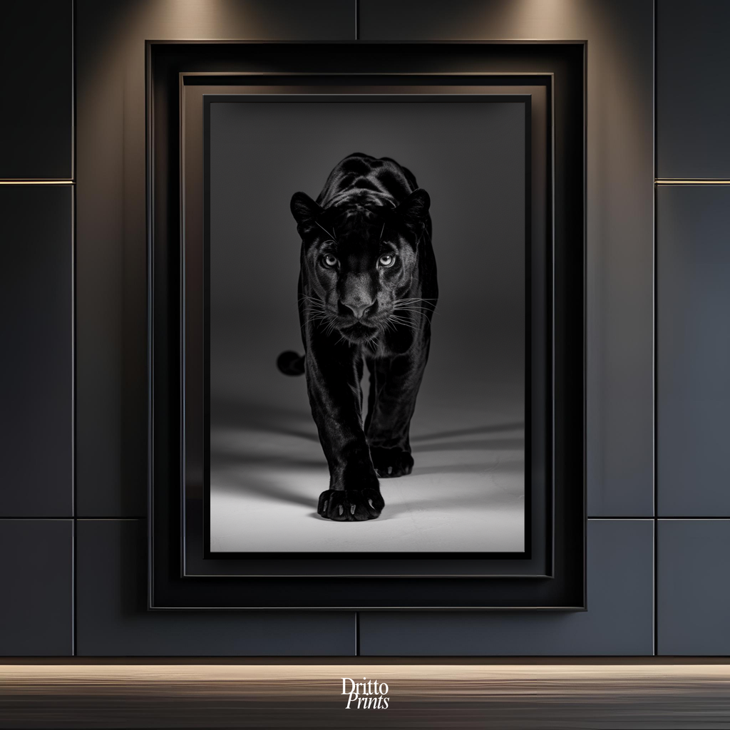 (FD7) Eyes of the Hunt - Framed matte paper poster