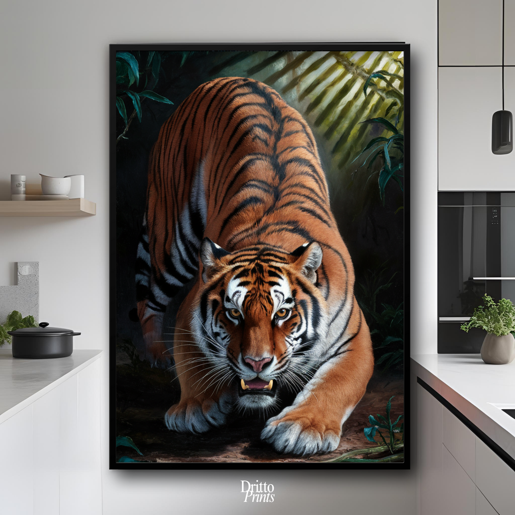 (FD11) Coiled Majesty - Framed matte paper poster