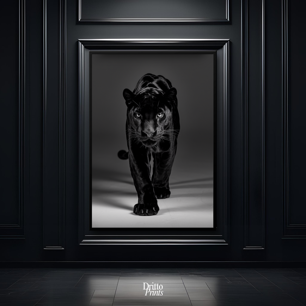 (FD7) Eyes of the Hunt - Framed matte paper poster