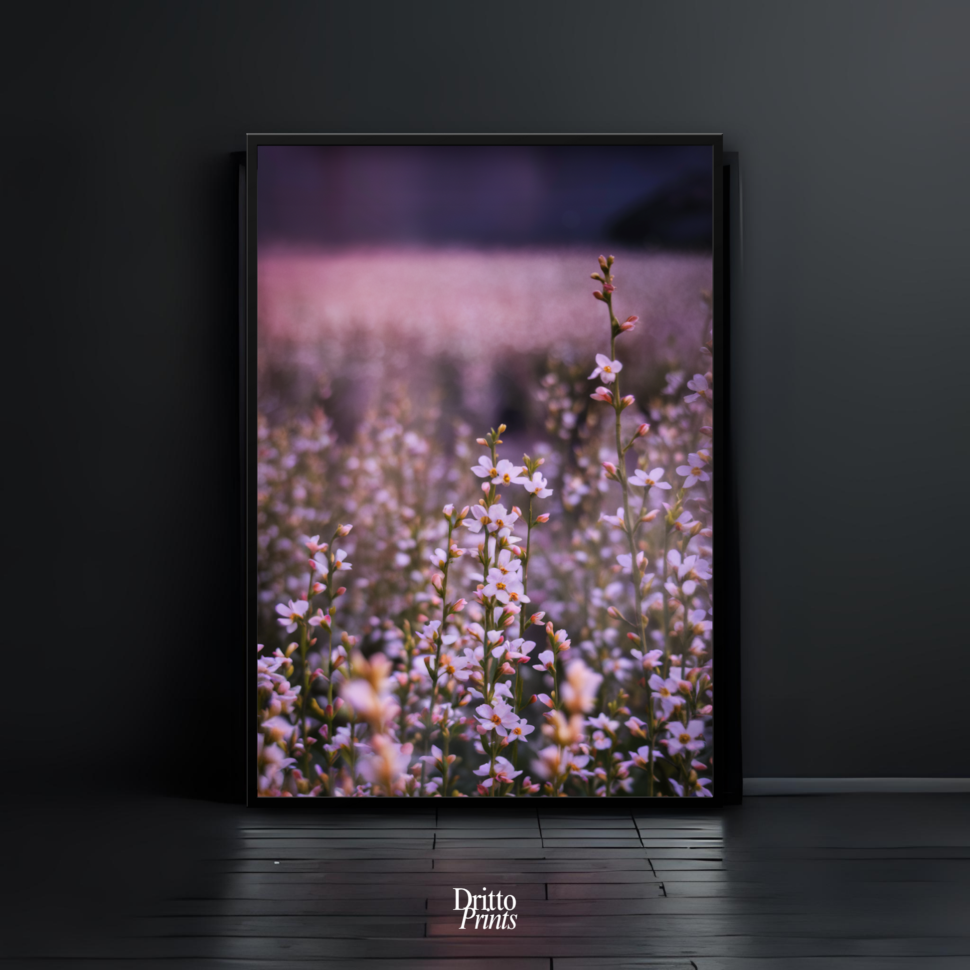 (FD23) Bloom Before the Fade - Framed matte paper poster