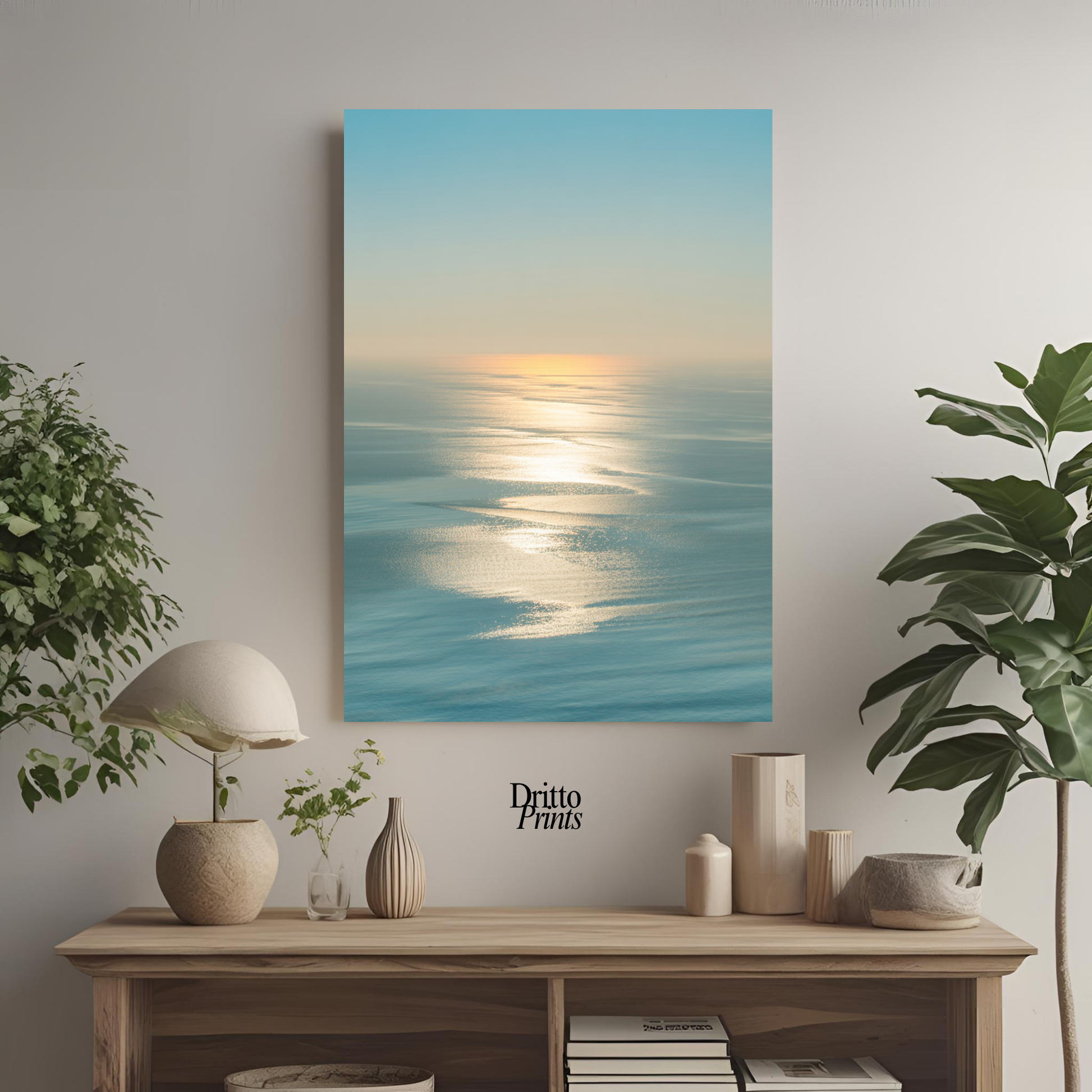 (CD3) Where Sky Meets Sea - Canvas