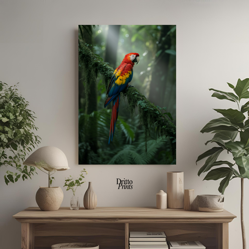 (CF1) Heart of the Rainforest - Framed canvas