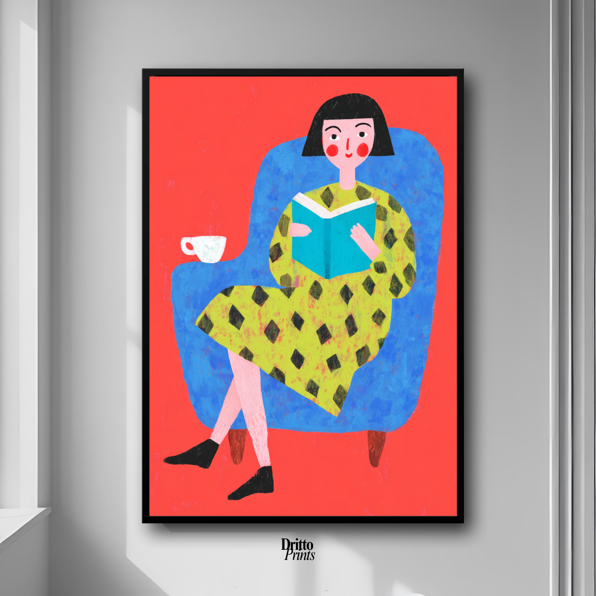 (FD46) A Moment with a Story - Framed matte paper poster