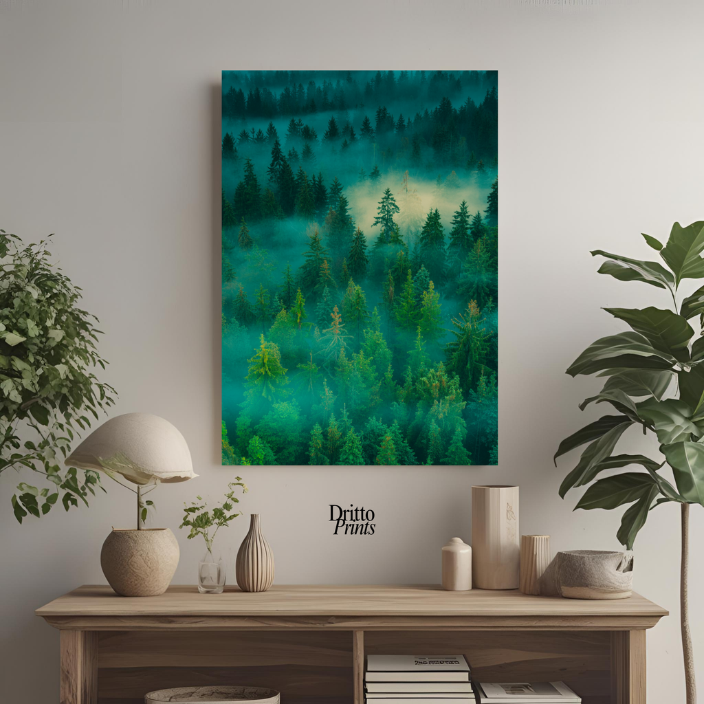 (CD4) Into the Morning Mist - Canvas