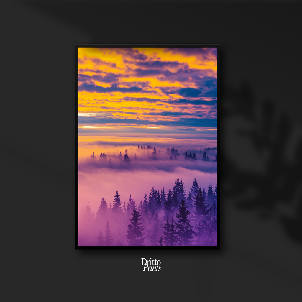 (FD13) Light Between Worlds - Framed matte paper poster