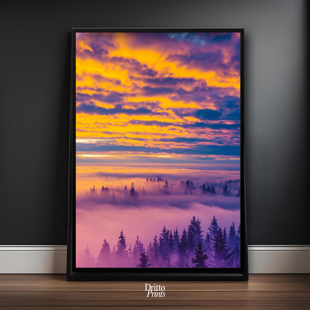 (FD13) Light Between Worlds - Framed matte paper poster