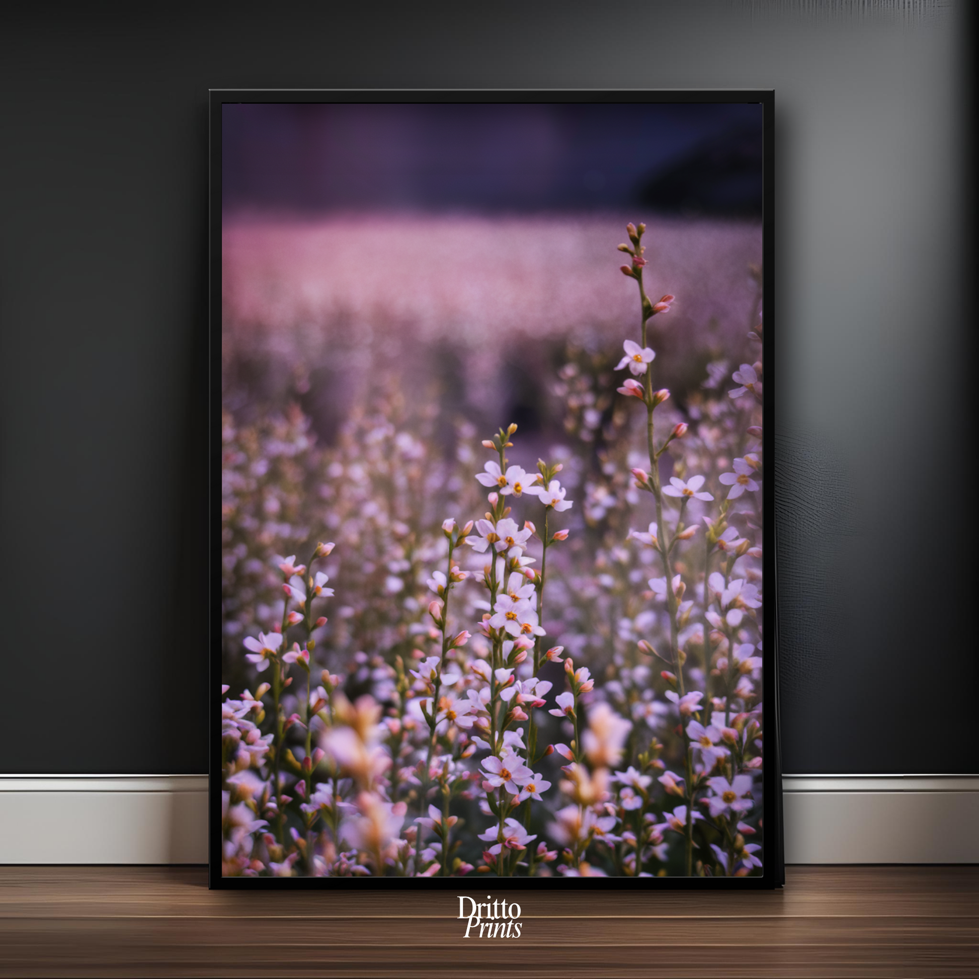 (FD23) Bloom Before the Fade - Framed matte paper poster